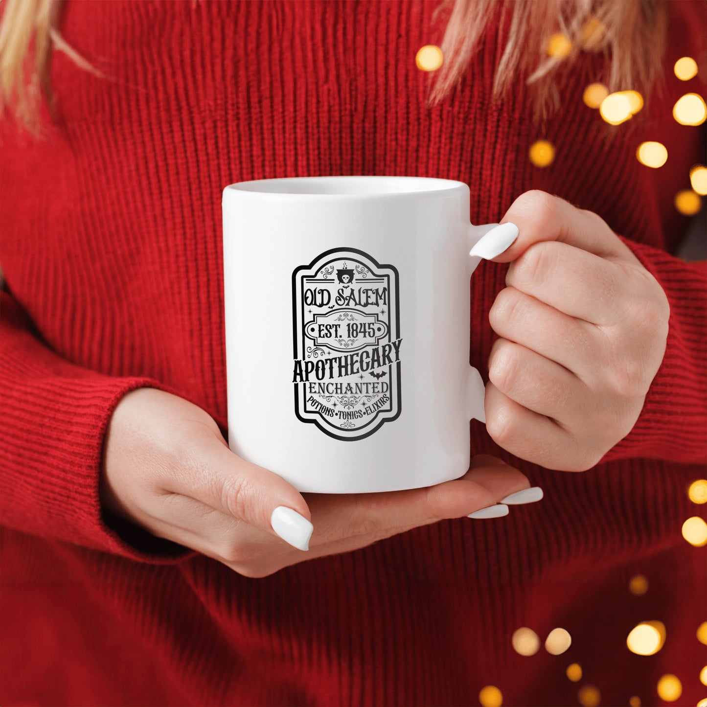 Old Salem Apothecary- White Coffee Mug