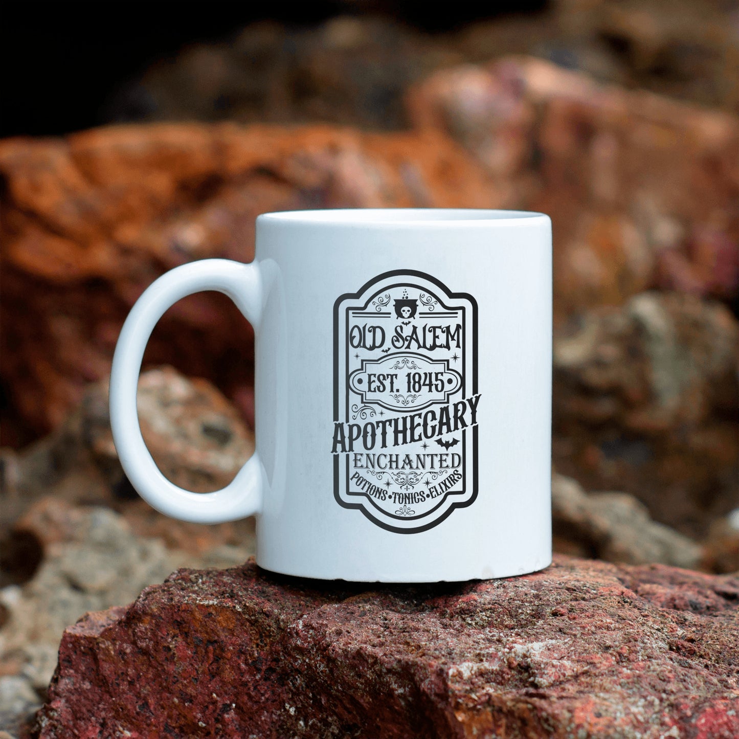 Old Salem Apothecary- White Coffee Mug