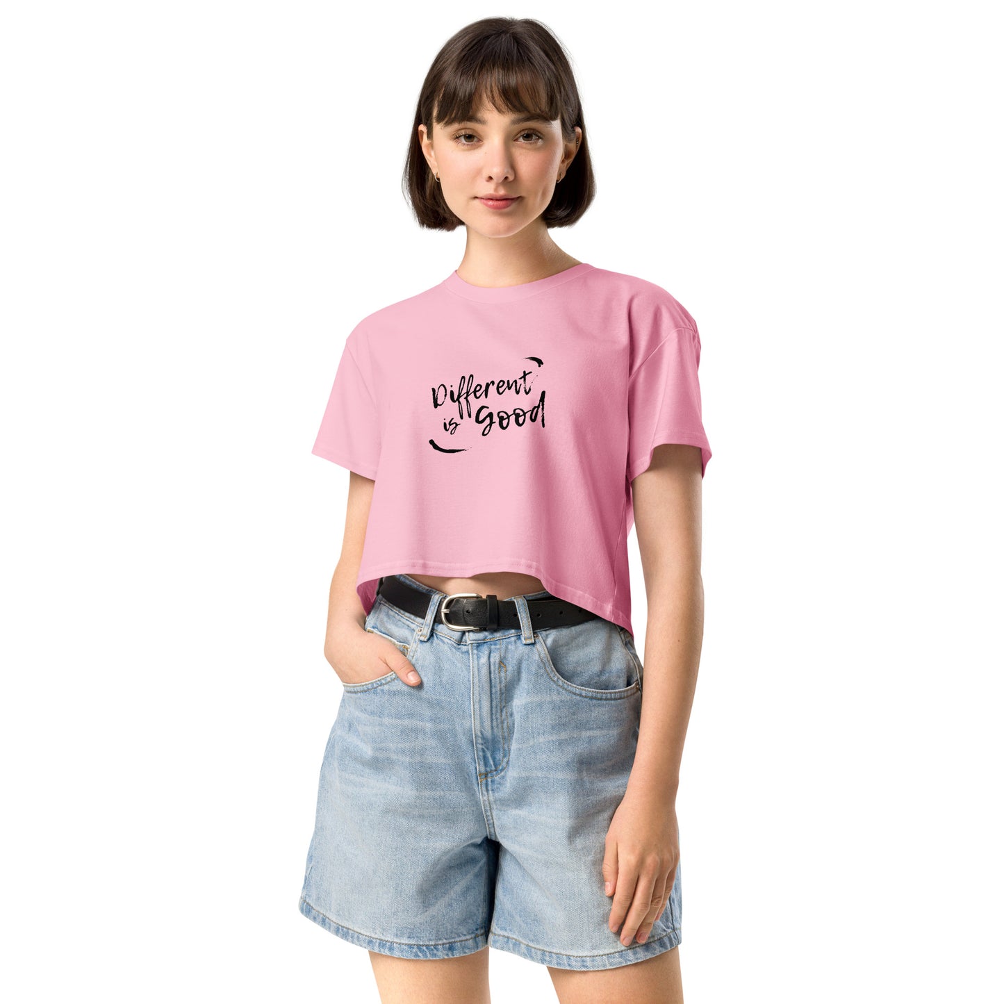 Different is Good- Women’s crop top