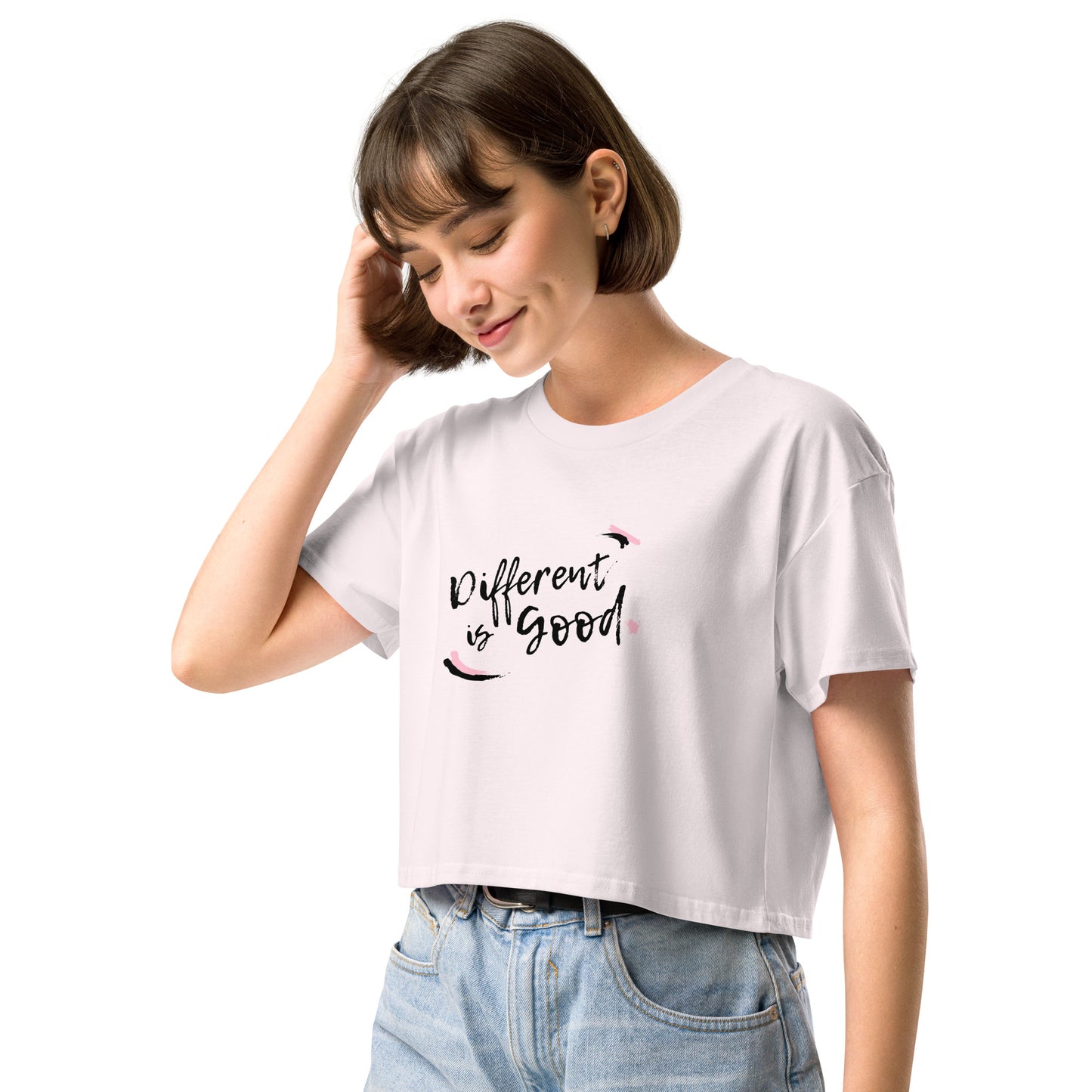Different is Good- Women’s crop top