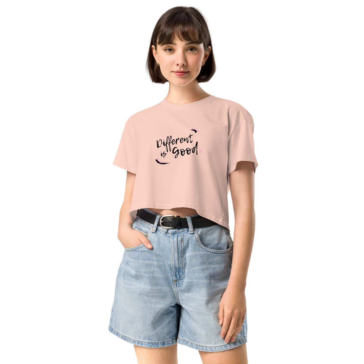 Different is Good- Women’s crop top