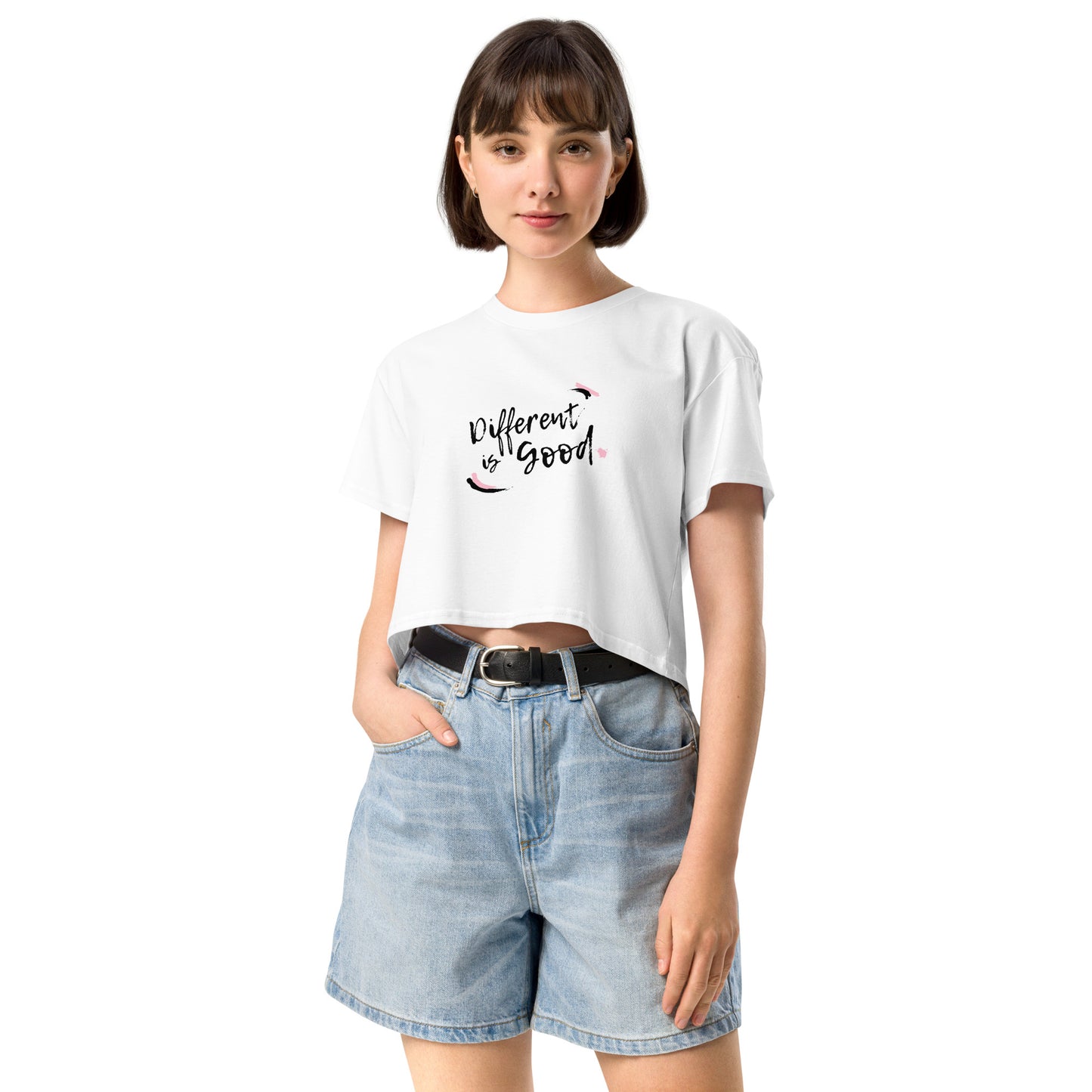 Different is Good- Women’s crop top