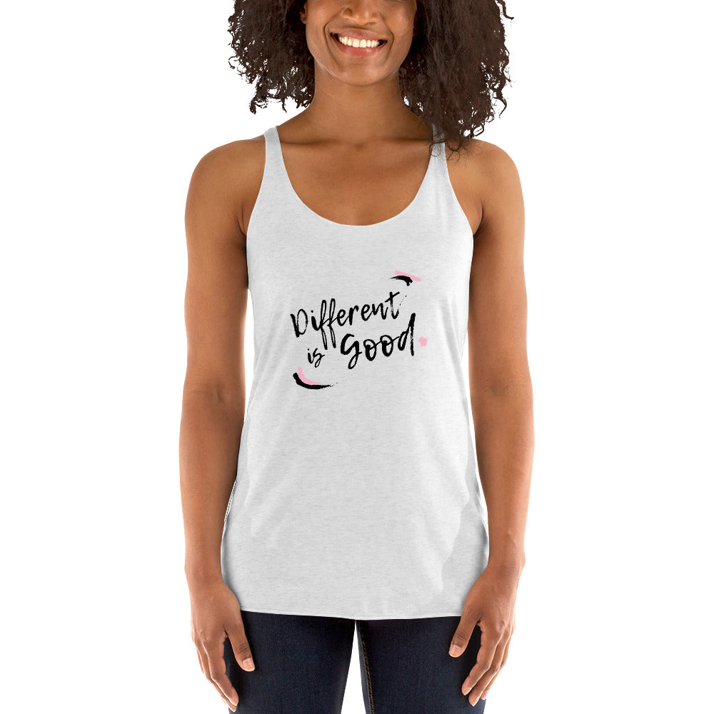 Different is Good- Women's Racerback Tank