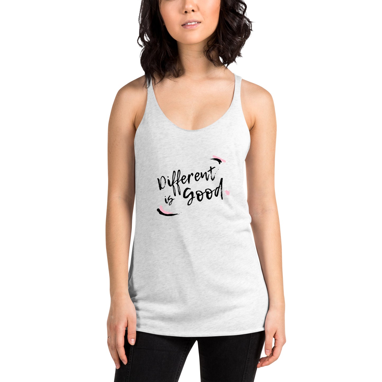 Different is Good- Women's Racerback Tank