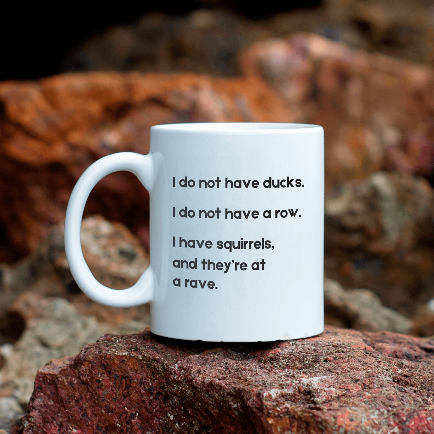 I Do Not Have Ducks- White Coffee Mug