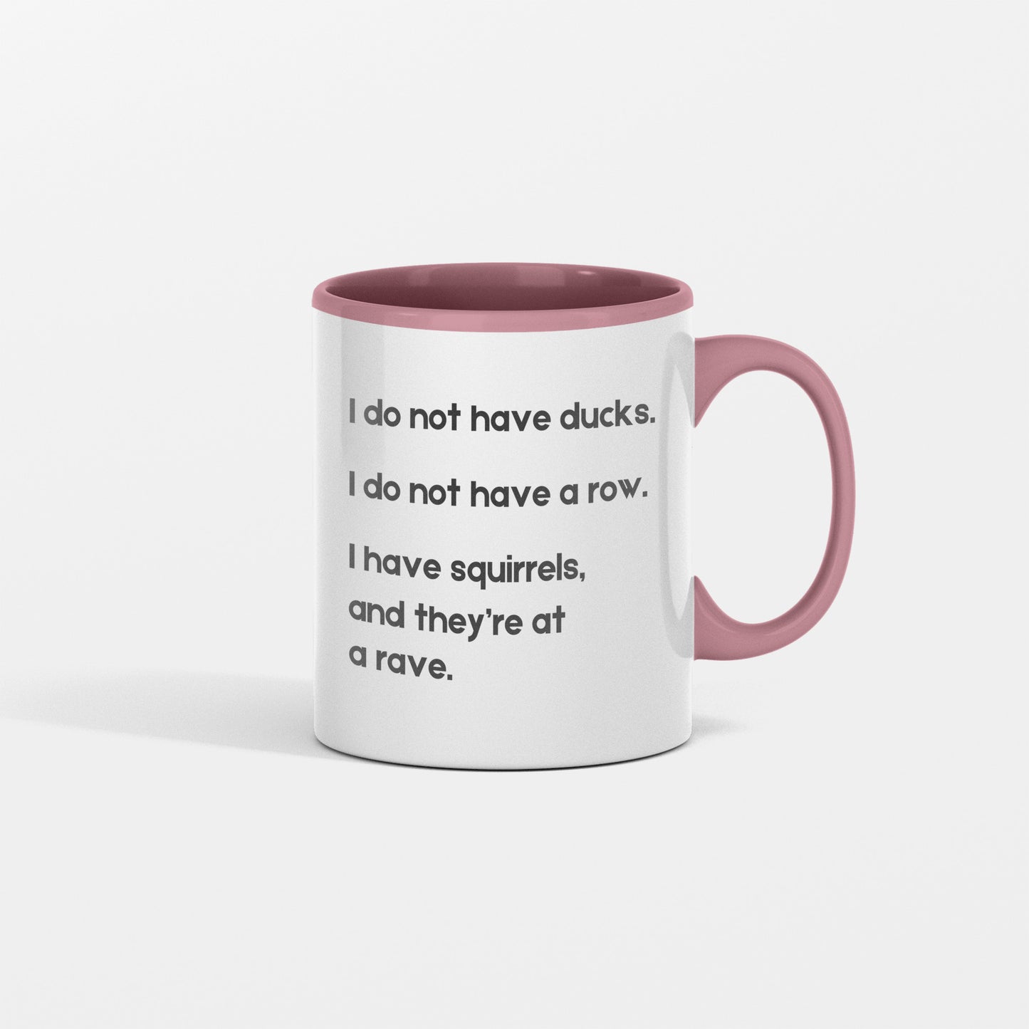 I Do Not Have Ducks- White Coffee Mug