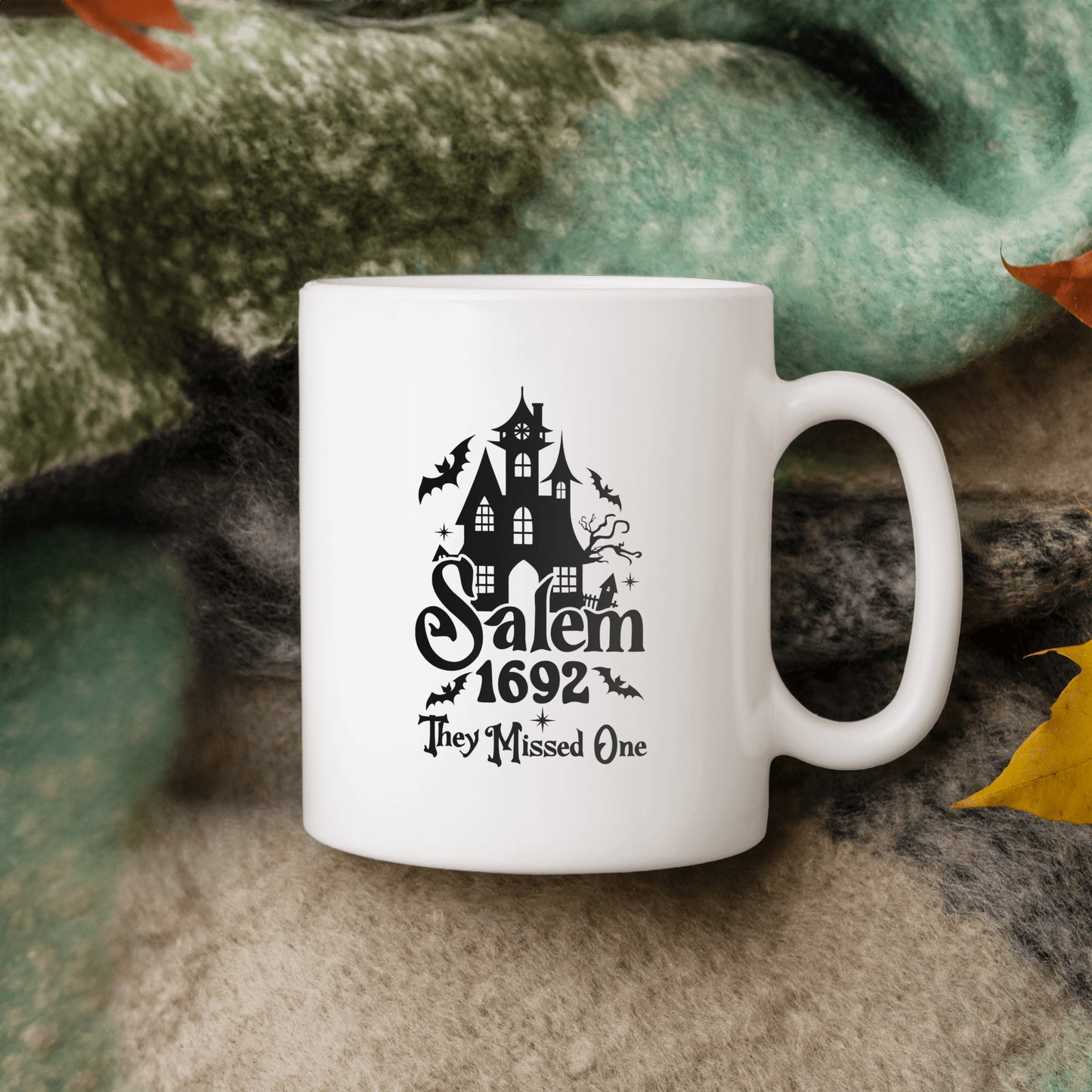 Salem 1692 They Missed One- White Coffee Mug