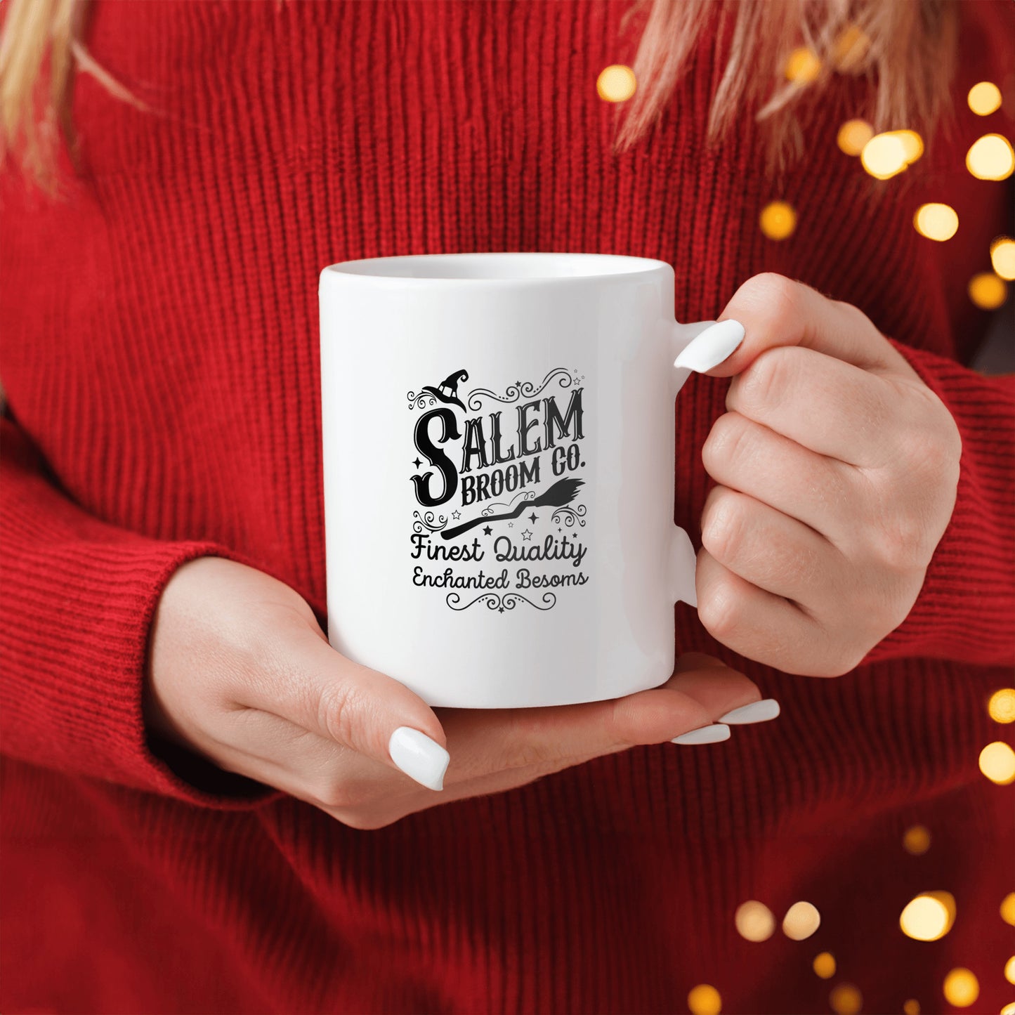 Salem Broom Co- White Coffee Mug