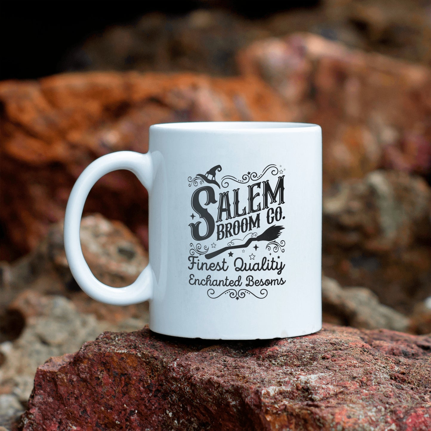 Salem Broom Co- White Coffee Mug