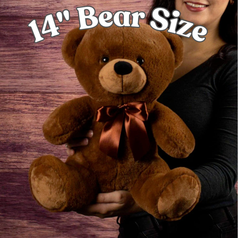 "If I Had to Choose"- Teddy Bear with Personalized Canvas Card