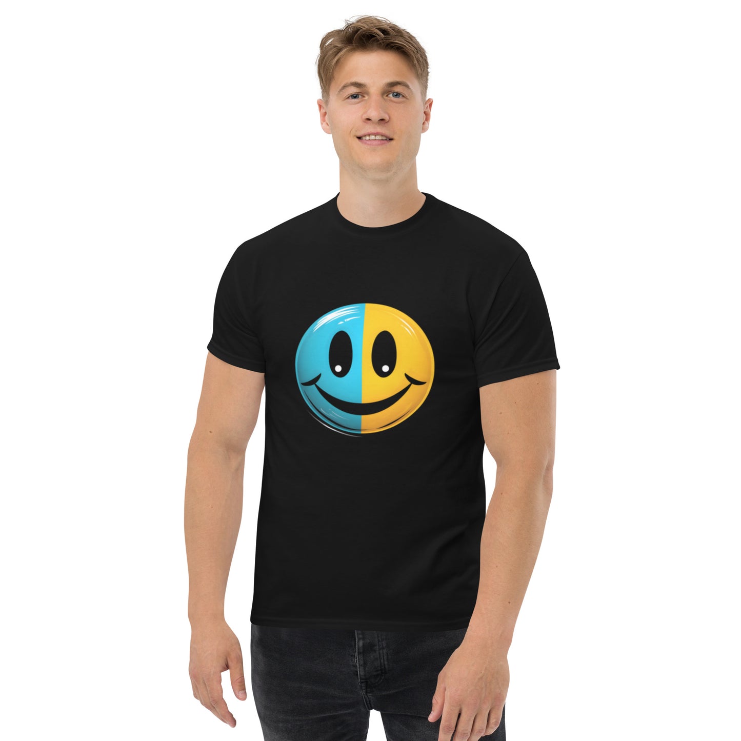 Bi-color Smile Unisex classic tee