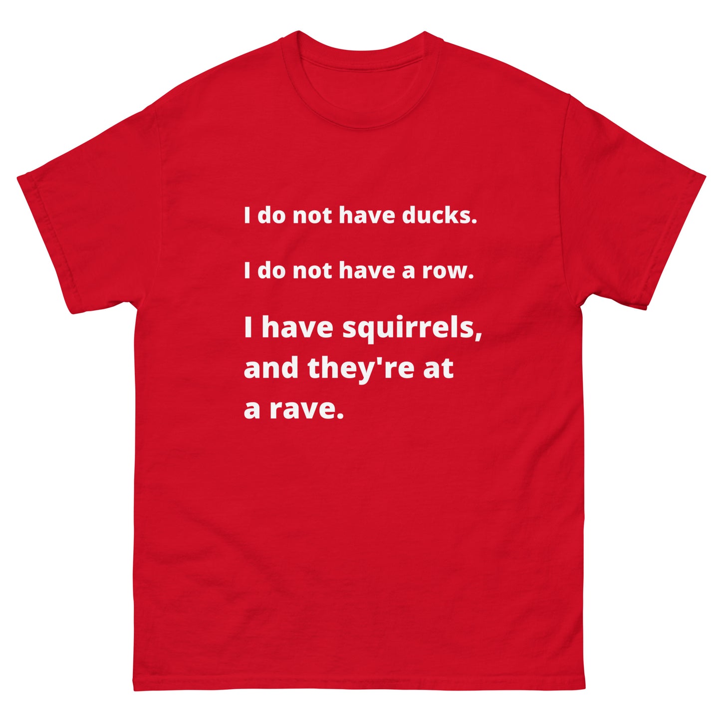 I Do Not Have Ducks- Unisex classic tee