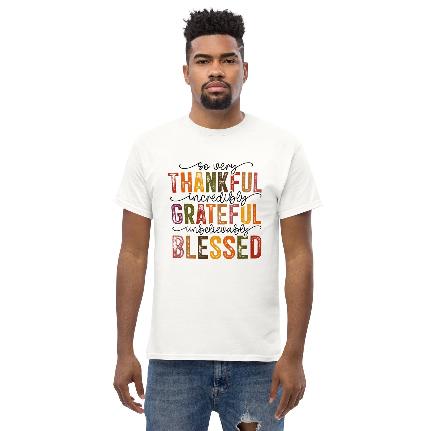 Grateful, Thankful, Blessed- Unisex classic tee