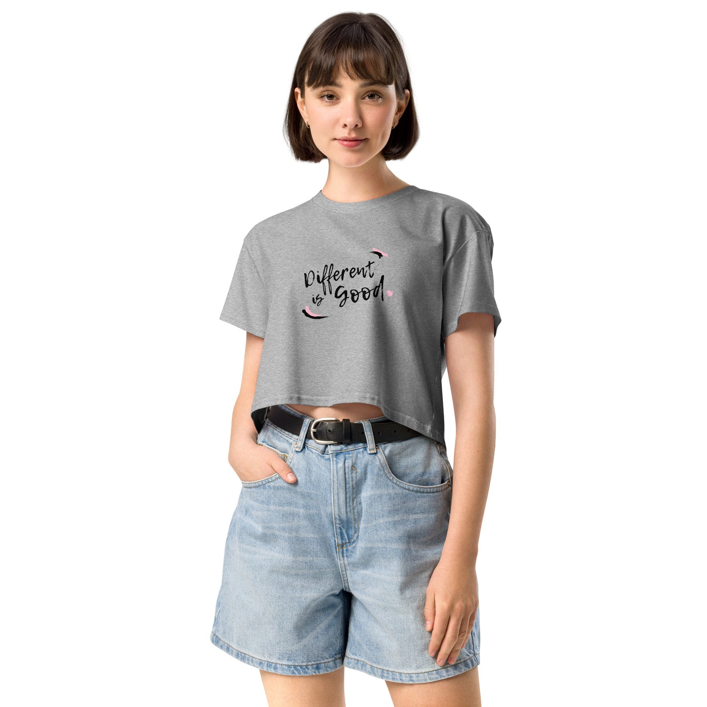 Different is Good- Women’s crop top