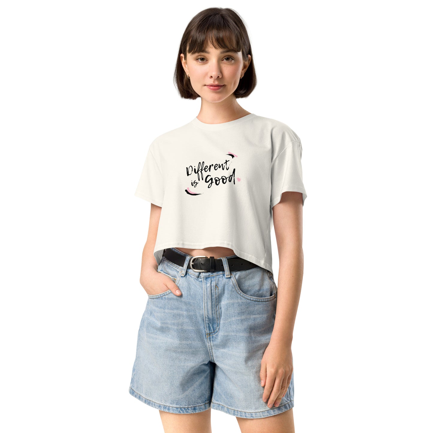 Different is Good- Women’s crop top